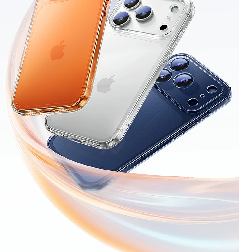 光学增透工艺 - 超透亮不易变黄,久用如新 iphone17手机壳正面展示,光学增透工艺超透亮