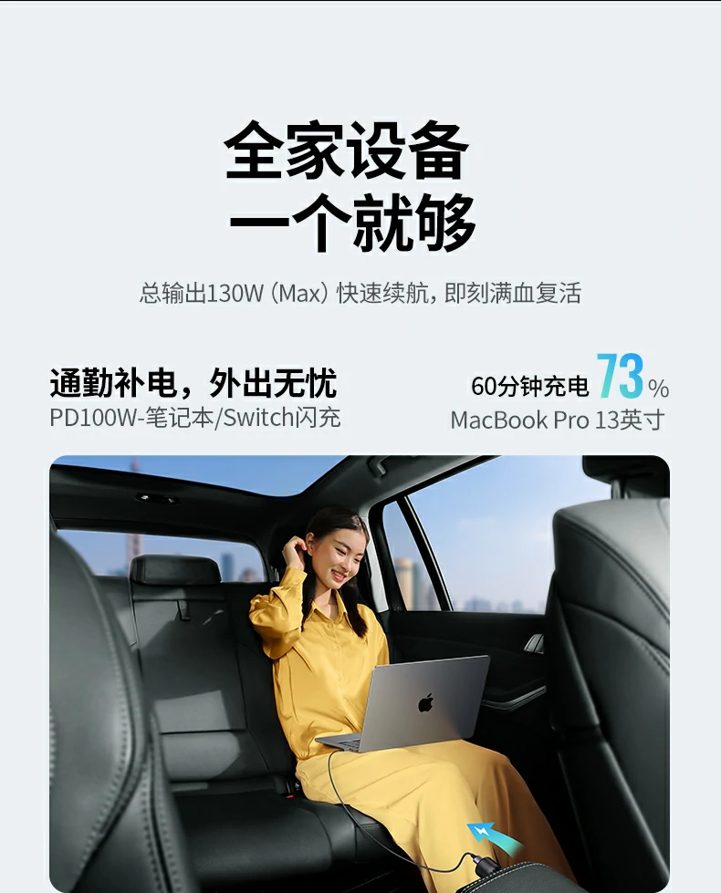 绿联车载130w快充兼容多协议 绿联车载130w快充兼容多协议