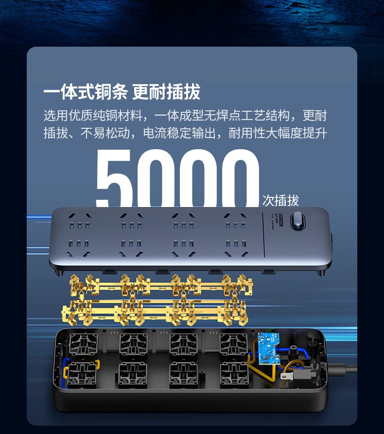 绿联cd301 加粗1.0mm²铜线芯 低发热 绿联cd301 加粗1.0mm²铜线芯 低发热