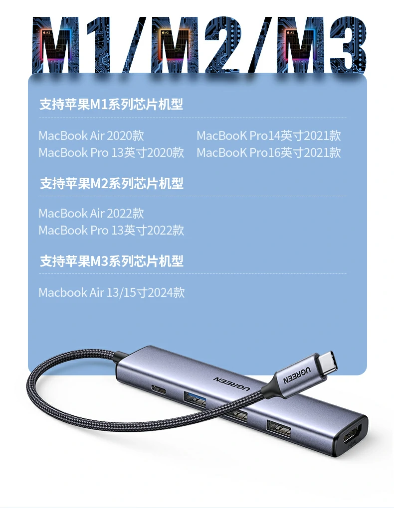 绿联15495 办公桌多设备拓展布置图