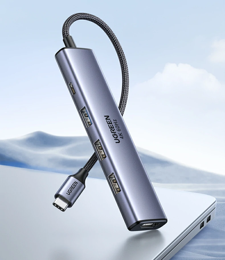 绿联cm478-35178 hdmi接口支持4k@60hz高清输出演示