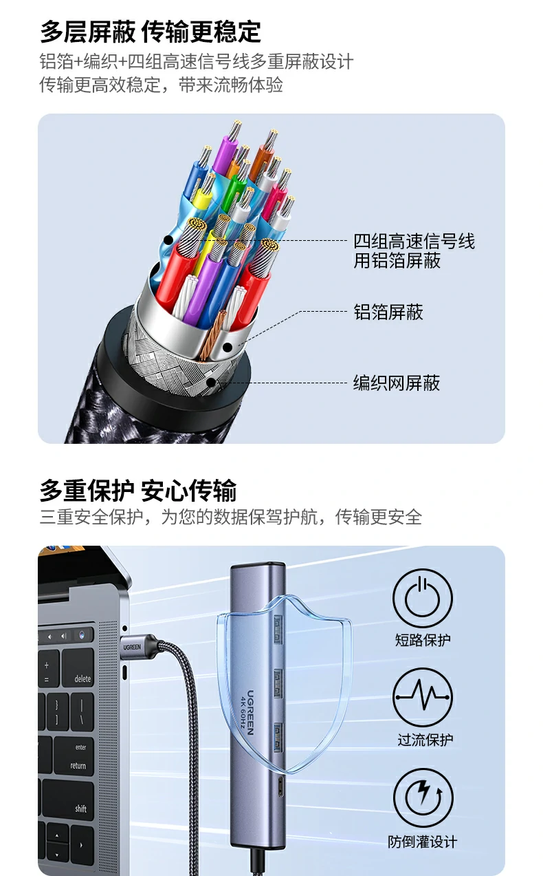 绿联cm478-35178 小型会议室多屏协作使用场景