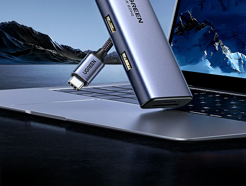 绿联cm498-15375九合一扩展坞接口布局一览