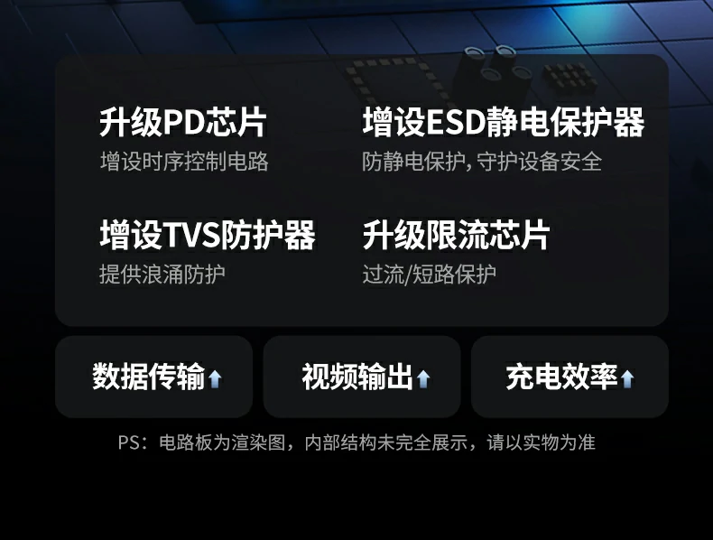 绿联cm498-15375九合一扩展坞兼容华为设备