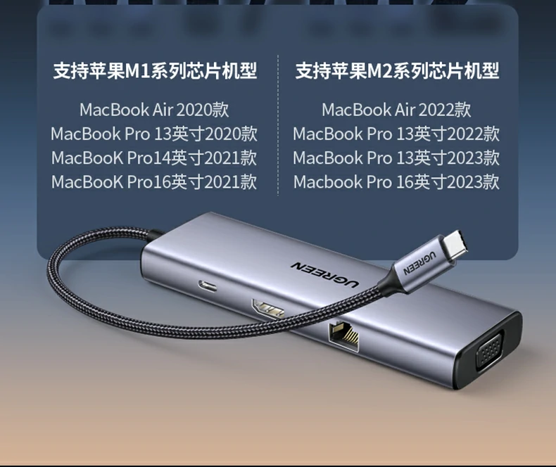 绿联cm498-15600 九合一扩展坞 日常办公应用