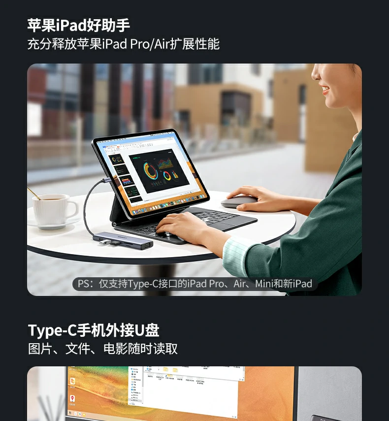 绿联cm498-15601扩展坞技术参数展示