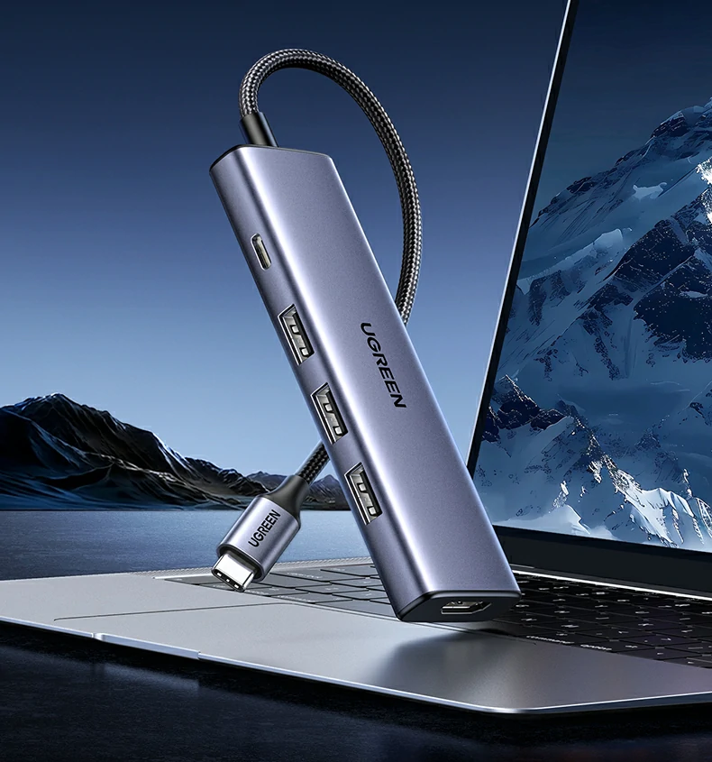 4k@30hz hdmi投屏 - 会议演示与家庭影院的理想选择 hdmi 4k@30hz接口特写,支持外接显示器高清输出