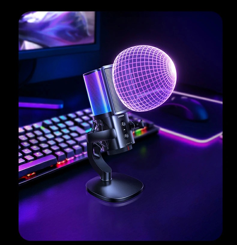 完整配件套装 - 开箱即用无忧体验 绿联cm581开箱内容:麦克风 说明书 保修卡