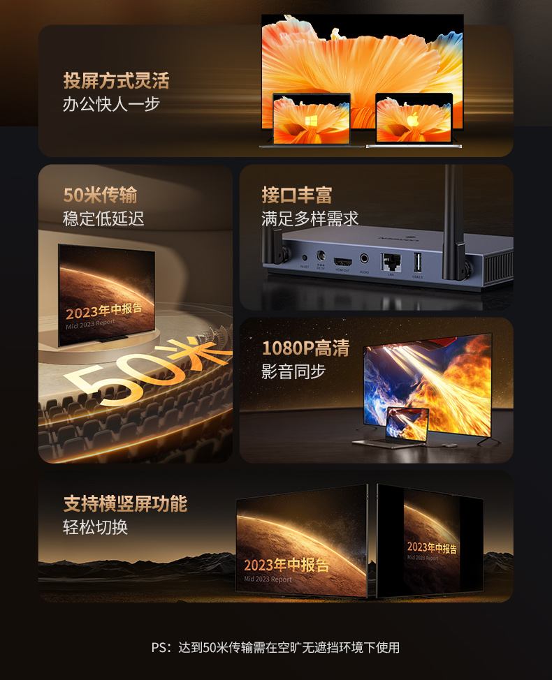 ugreen企业级投屏器 50米传输 教学会议适用 ugreen企业级投屏器 50米传输 教学会议适用