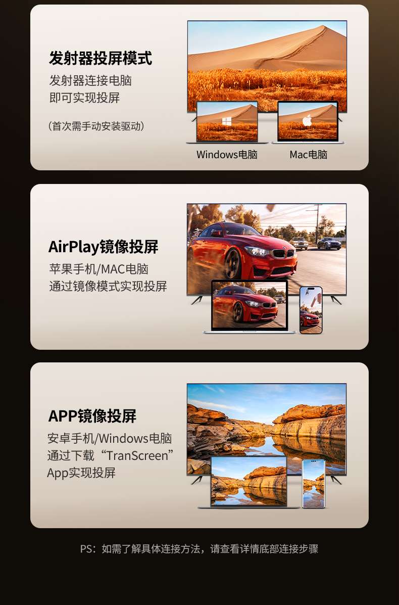 ugreen无线投屏器 手机投显示器投影仪 ugreen无线投屏器 手机投显示器投影仪