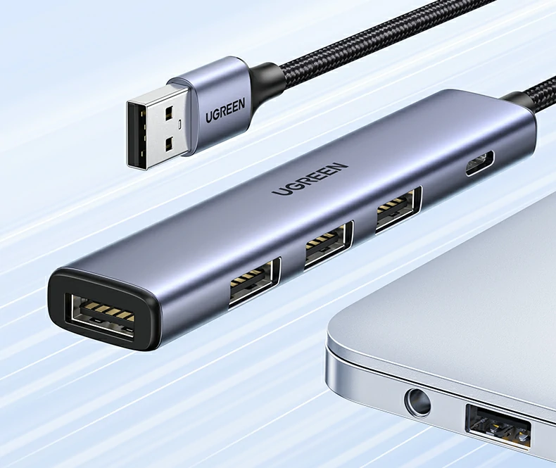 usb-c 接口输入 - 即插即用,兼容多种设备 usb-c 输入接口特写,展示连接笔记本电脑