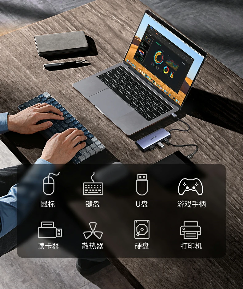 绿联cm639商务出差便携使用场景