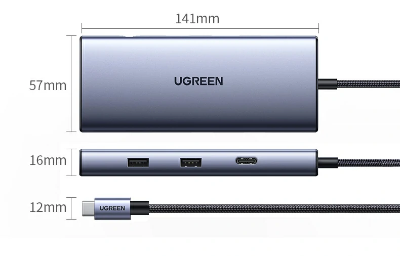 绿联cm639兼容m1/m2芯片苹果设备展示