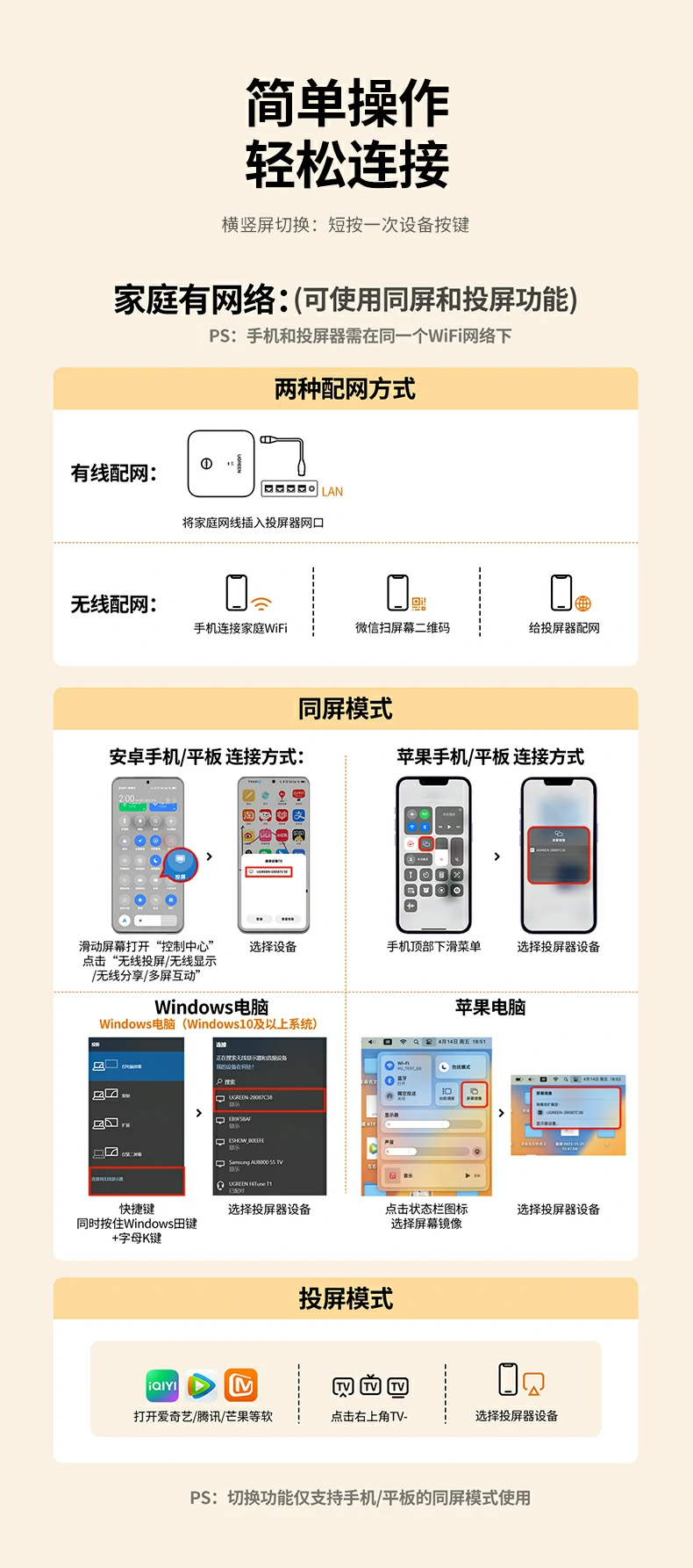 音频独立输出 绿联投屏器外接音箱音质更佳