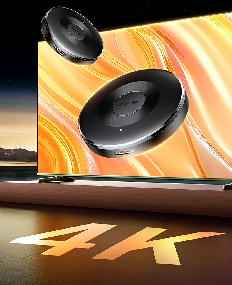 4k/30hz高清分辨率 绿联投屏器画面细腻色彩准 4k/30hz高清分辨率 绿联投屏器画面细腻色彩准