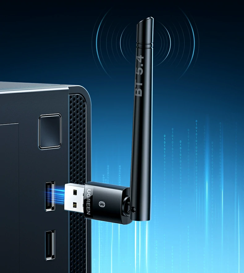 ugreen绿联-更专业更安心的数码品牌 绿联cm749蓝牙5.4适配器天线款,免驱安装即插即用