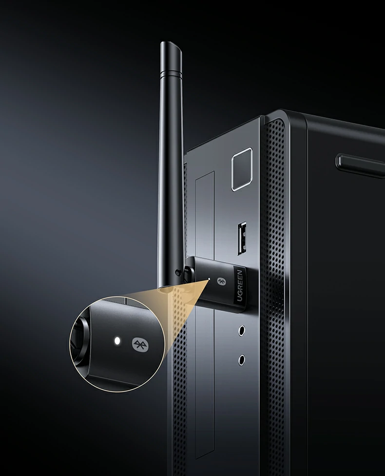 ugreen绿联-更专业更安心的数码品牌 绿联蓝牙6.0适配器cm749抗干扰稳定连接多设备