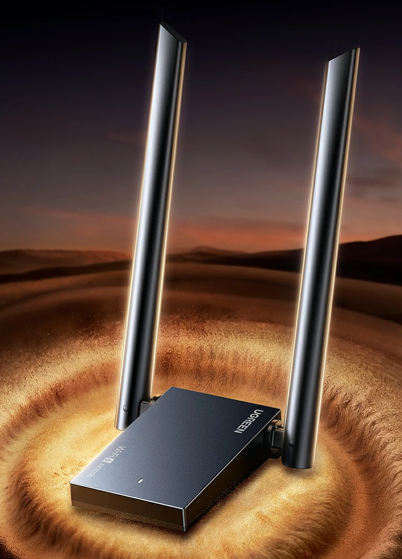 绿联cm787满血wifi6协议速率对比图（wifi6 vs wifi5）