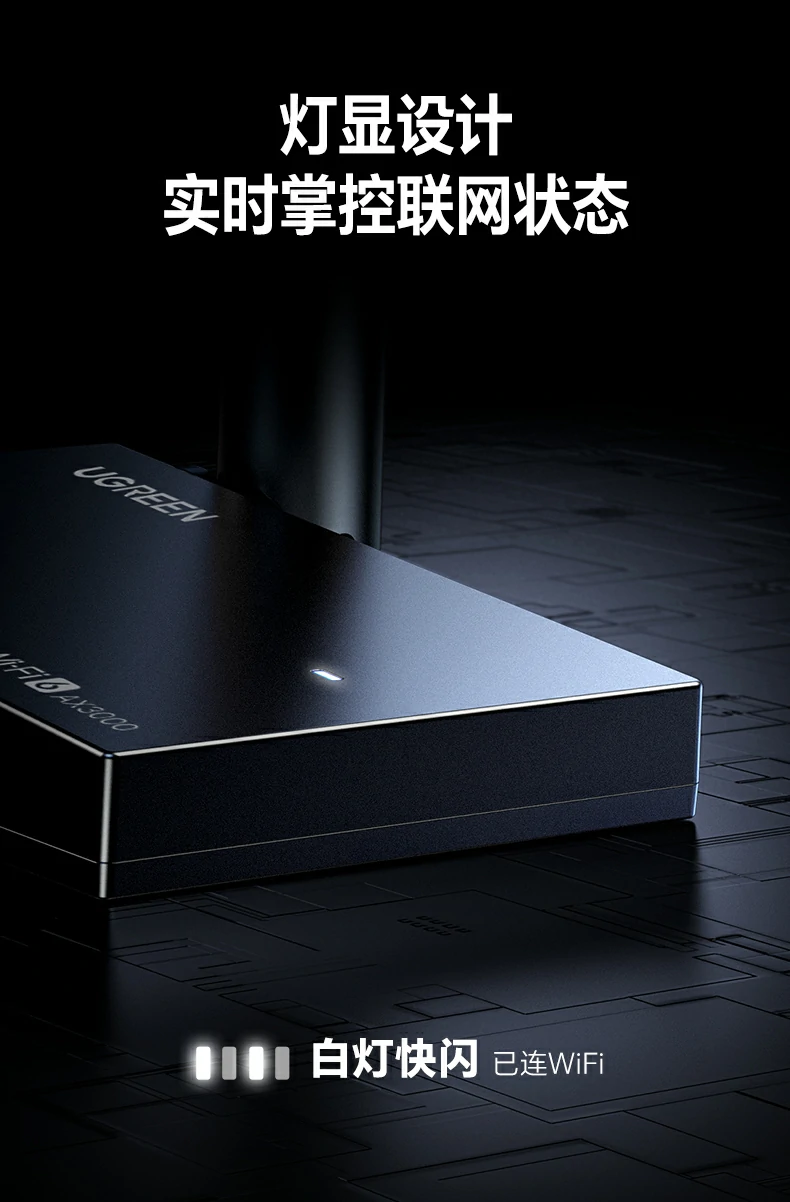 绿联cm787与路由器wifi6组网示意图