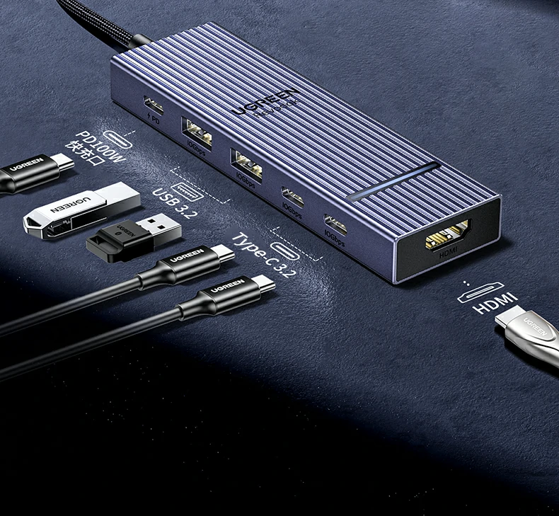 绿联cm818时尚彩盒包装正面图