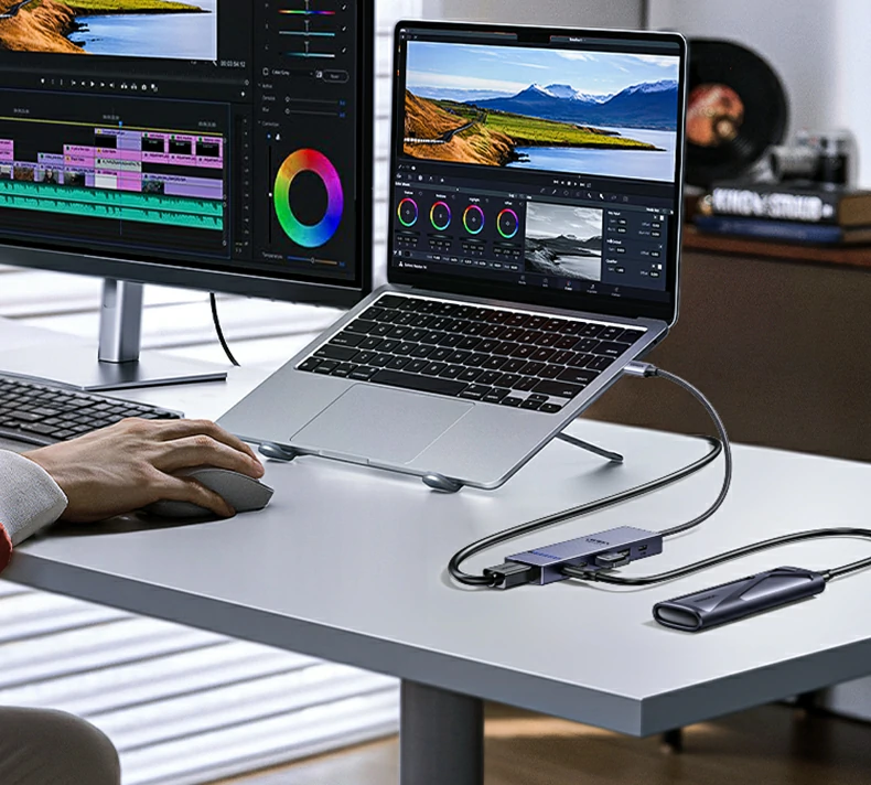 绿联cm818用于设计师4k60hz投屏工作流