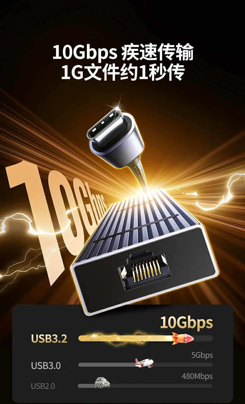 绿联type-c扩展坞稳定供电场景