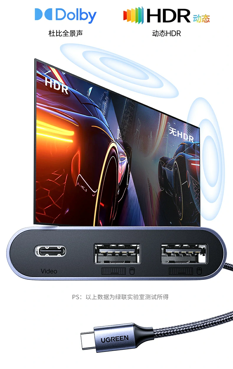 绿联扩展坞 支持显示器与投影仪视频扩展使用 绿联扩展坞 支持显示器与投影仪视频扩展使用