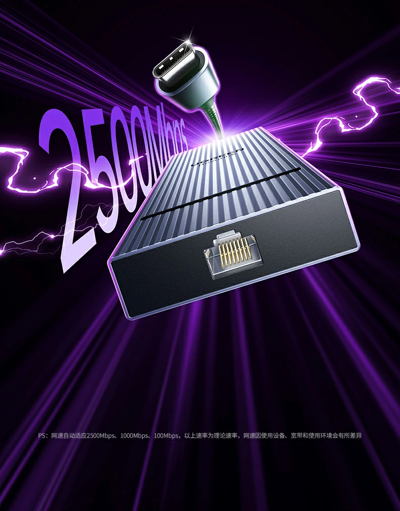 绿联cm886-95614扩展坞usb-a3.0接口细节