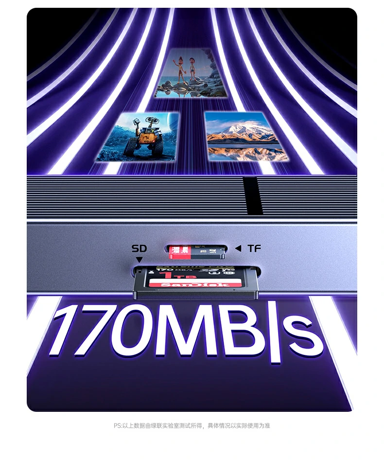 绿联cm886-95614扩展坞时尚彩盒包装