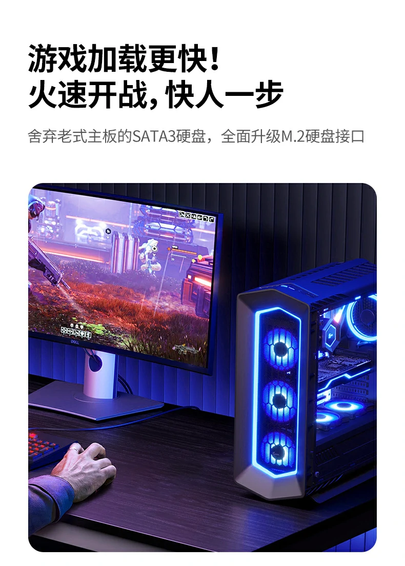 支持2230短规格m.2 nvme硬盘即插即用适配小型设备 绿联75505双盘m.2 nvme扩展卡兼容2230规格硬盘安装
