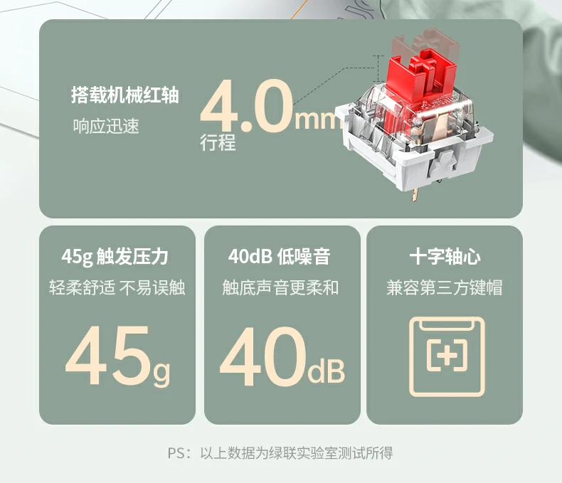 全键无冲技术 - 游戏连招与快捷操作精准响应 绿联ku103全键无冲功能演示,多键同时按下无冲突