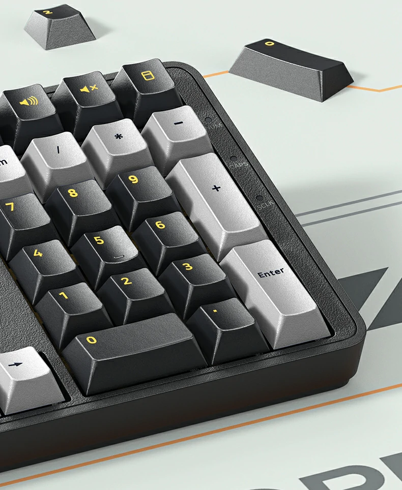 卫星轴精调工艺 - 空格/回车等大键回弹稳定无杂音 绿联ku103大键卫星轴结构特写,出厂精调确保手感平衡