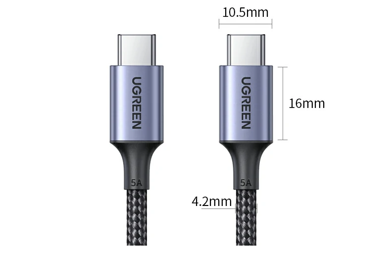 绿联l507弹簧数据线，简约黑色设计