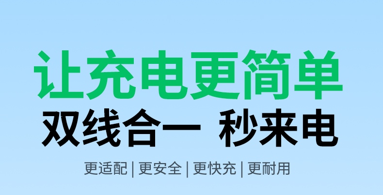 绿联l702二合一数据线mfi认证lightning与type-c接口展示 绿联l702二合一数据线mfi认证lightning与type-c接口展示