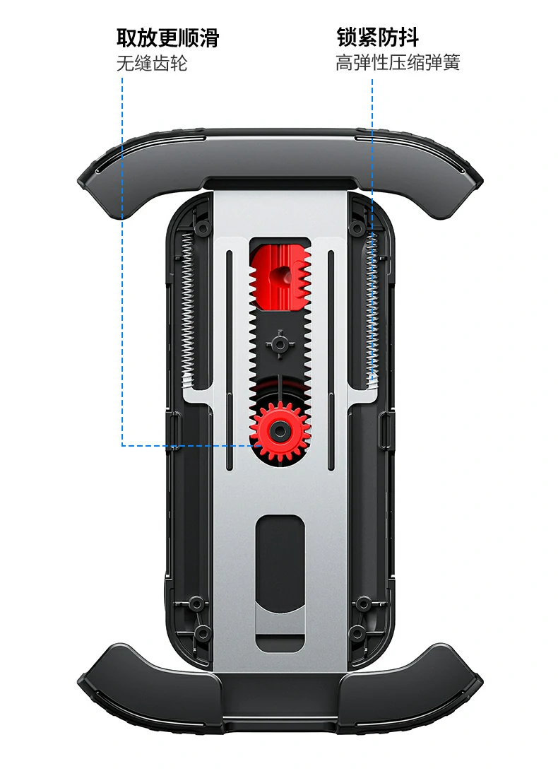 三重降噪设计 骑行减少异响 手机支架硅胶缓冲与降噪结构展示骑行更安静