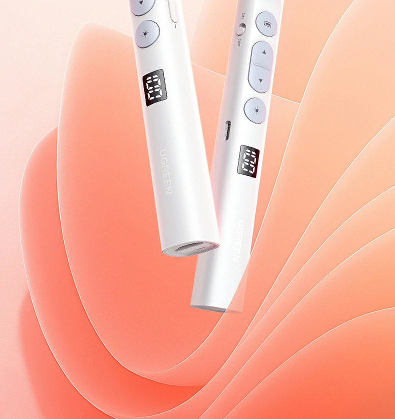 绿联lp843激光翻页笔支持ppt翻页，兼容希沃白板及投影设备