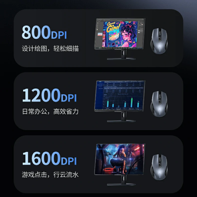 兼容ios/ipados - 平板也能享受鼠标操控便利 在ios 13.4 设备上使用绿联鼠标操作演示