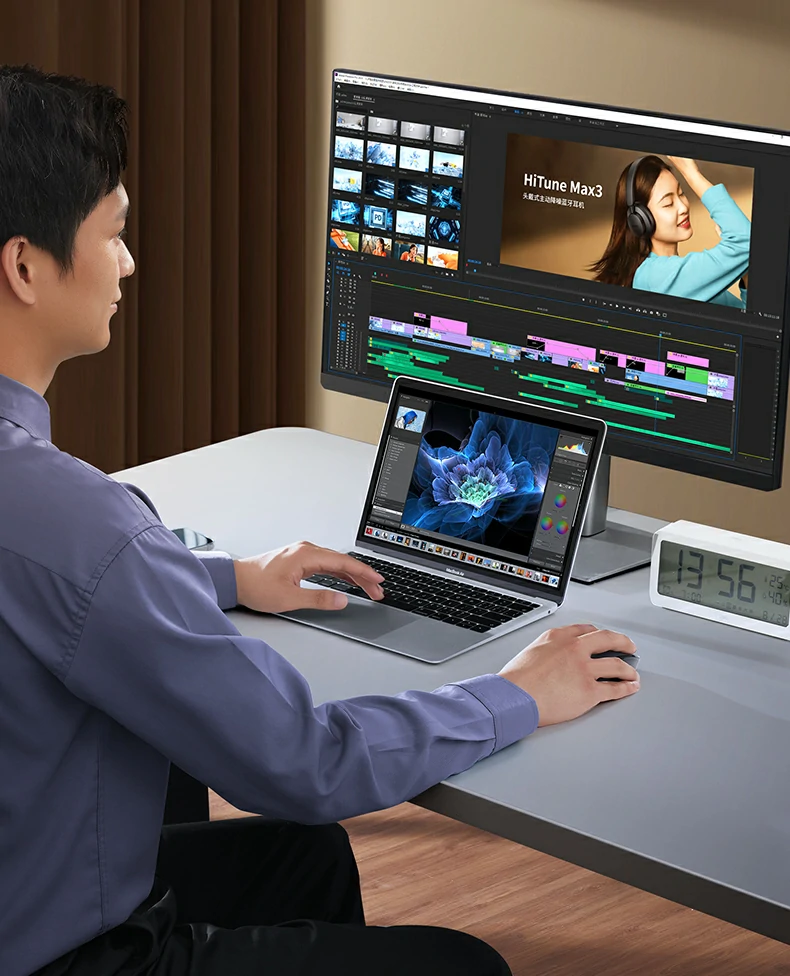 便携轻巧设计 - 差旅办公随身带 商务人士出差携带鼠标收纳图