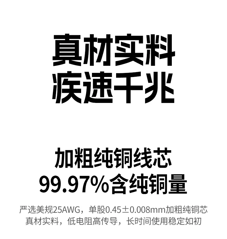八芯双绞结构有效抗干扰保障监控信号纯净 绿联nw293超五类监控网线八芯双绞结构特写