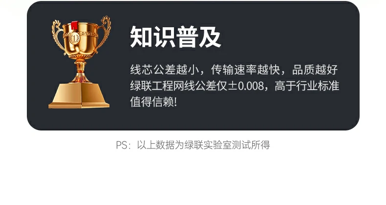 兼容poe/poe /poe /upoe/poh五种供电技术 绿联nw293超五类监控网线poe供电兼容标识