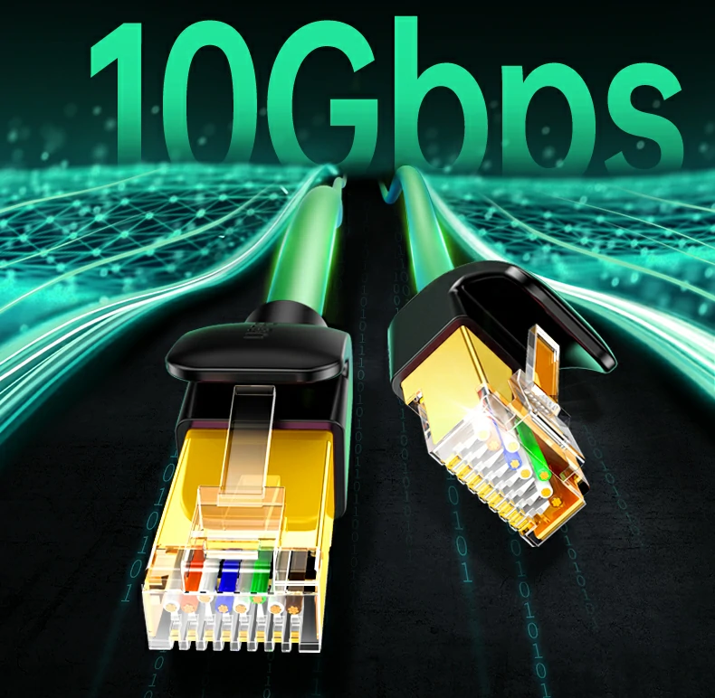 绿联nw317七类万兆网线 工业自动化适用 绿联nw317七类万兆网线 适用于工业自动化与智能家居