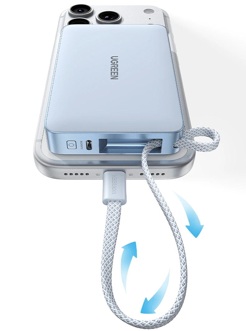 绿联pb594磁吸无线充移动电源磁吸充or有线充