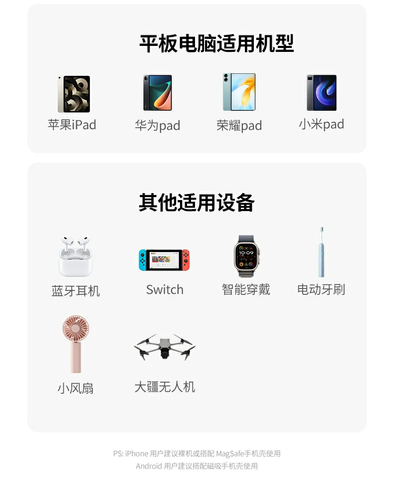 绿联pb594磁吸无线充移动电源约5部iphone17承重