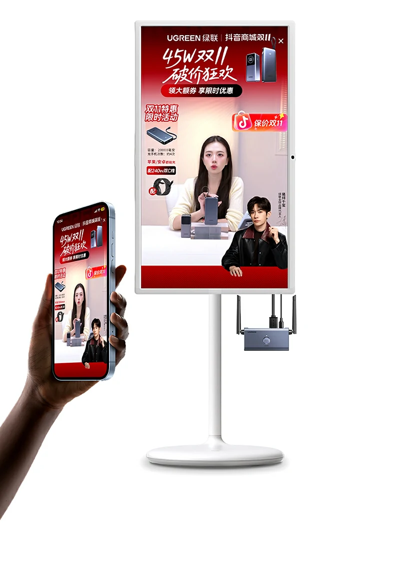 绿联s305点对点无线投屏器全家福及核心参数汇总图