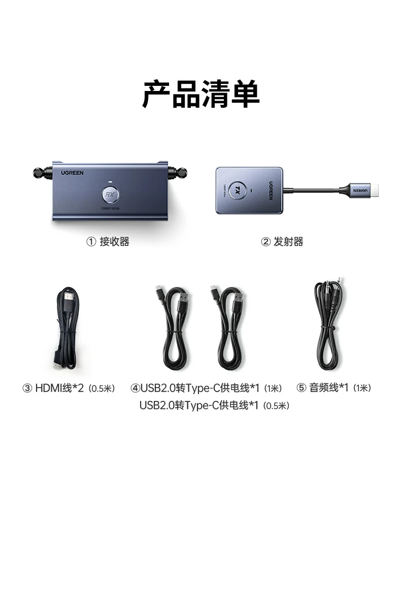 绿联s305点对点无线投屏器使用教程总结