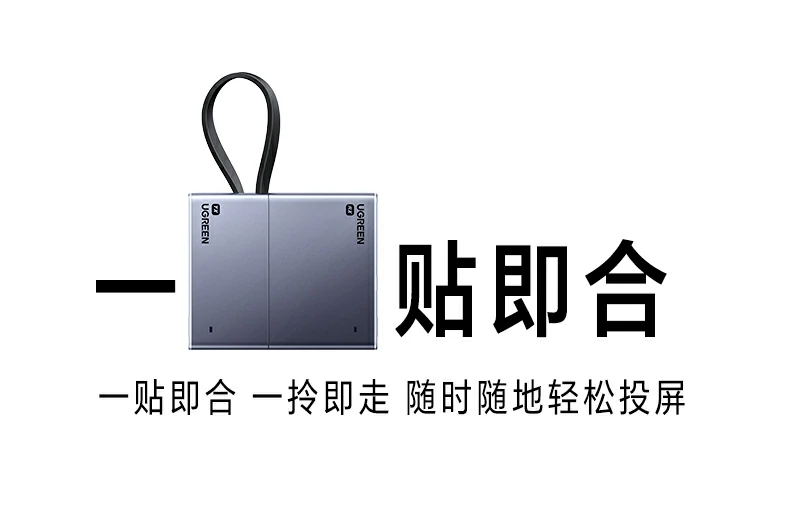 绿联无线投屏会议与家庭多场景应用总结图