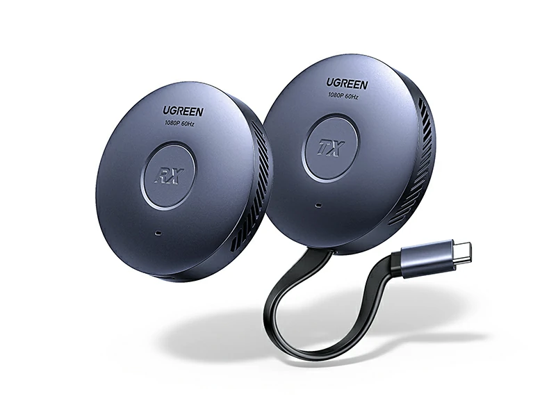 绿联点对点投屏器 自带线磁吸稳固连接 绿联点对点投屏器 自带线磁吸稳固连接