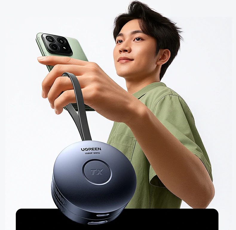 绿联磁吸投屏器 5.8g高频无线传输芯片 绿联磁吸投屏器 5.8g高频无线传输芯片