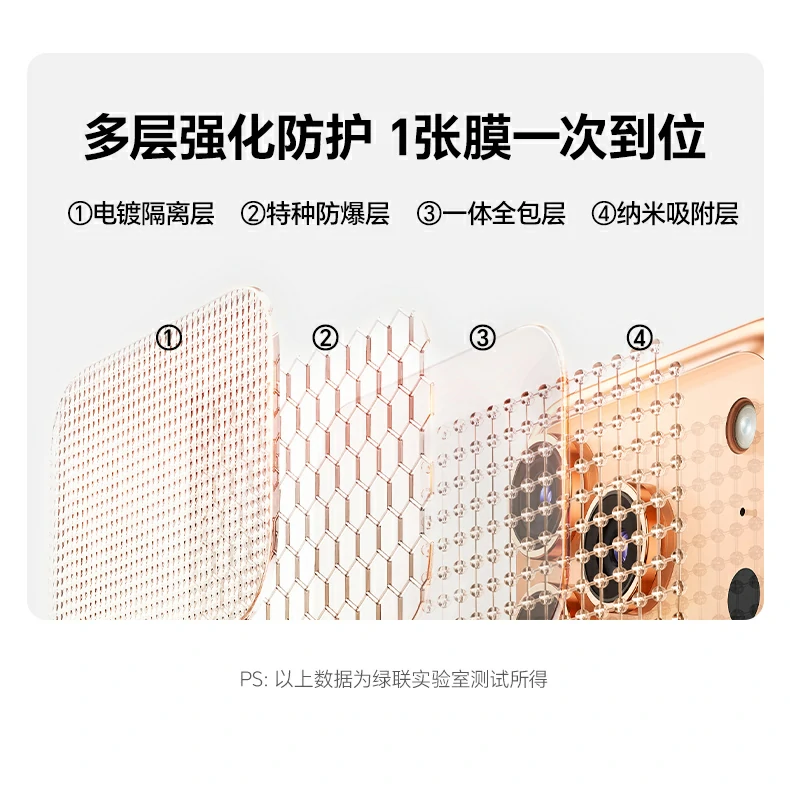 绿联iphone17镜头膜升级抗刮技术，镜头持久清晰无划痕