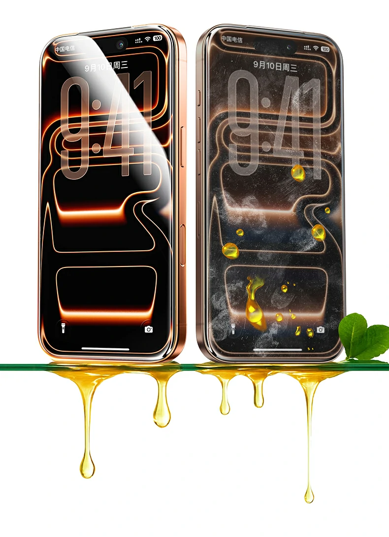 商务办公场景 绿联膜清晰显示文档内容